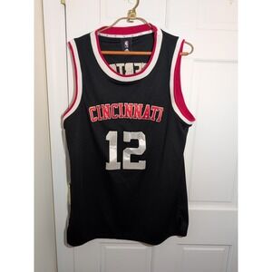 Oscar Roberston Cincinnati #12 Adidas Medium NBA NCAA Throwback Jersey